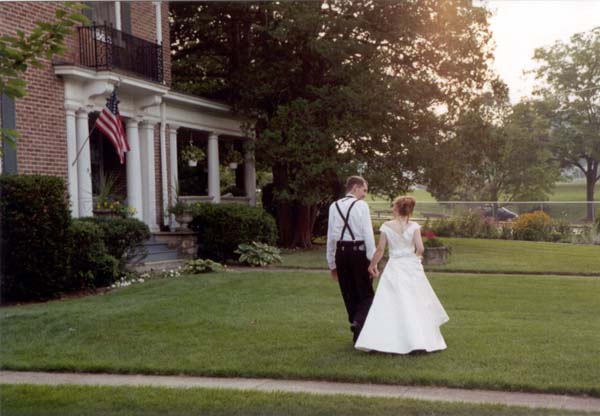 Tadd & Beth in Front Yard