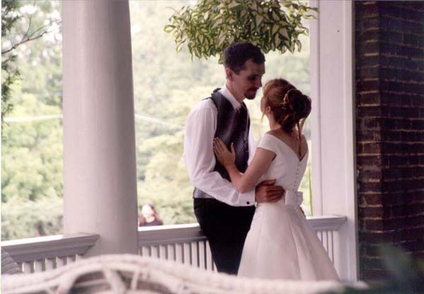 Tadd & Beth on Porch